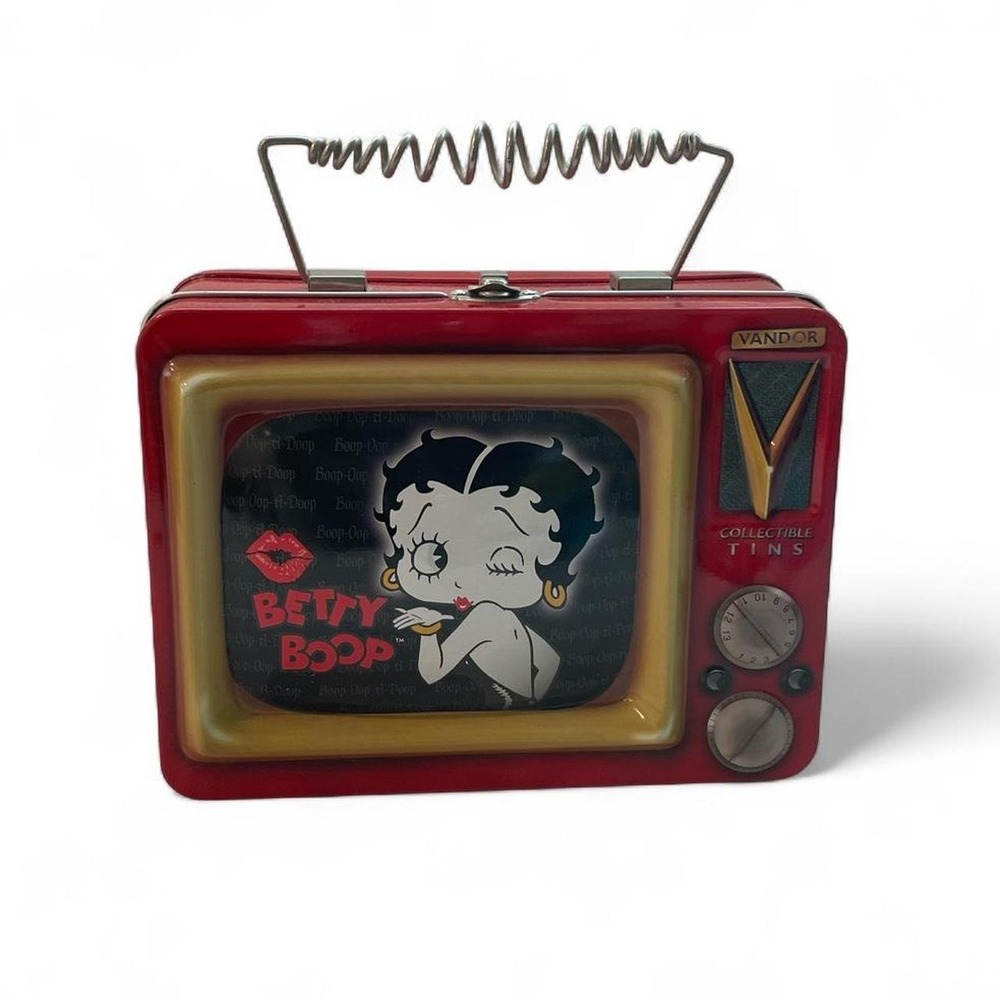 Vintage Betty Boop TV Tin Lunch Box – Collectible by Vandor